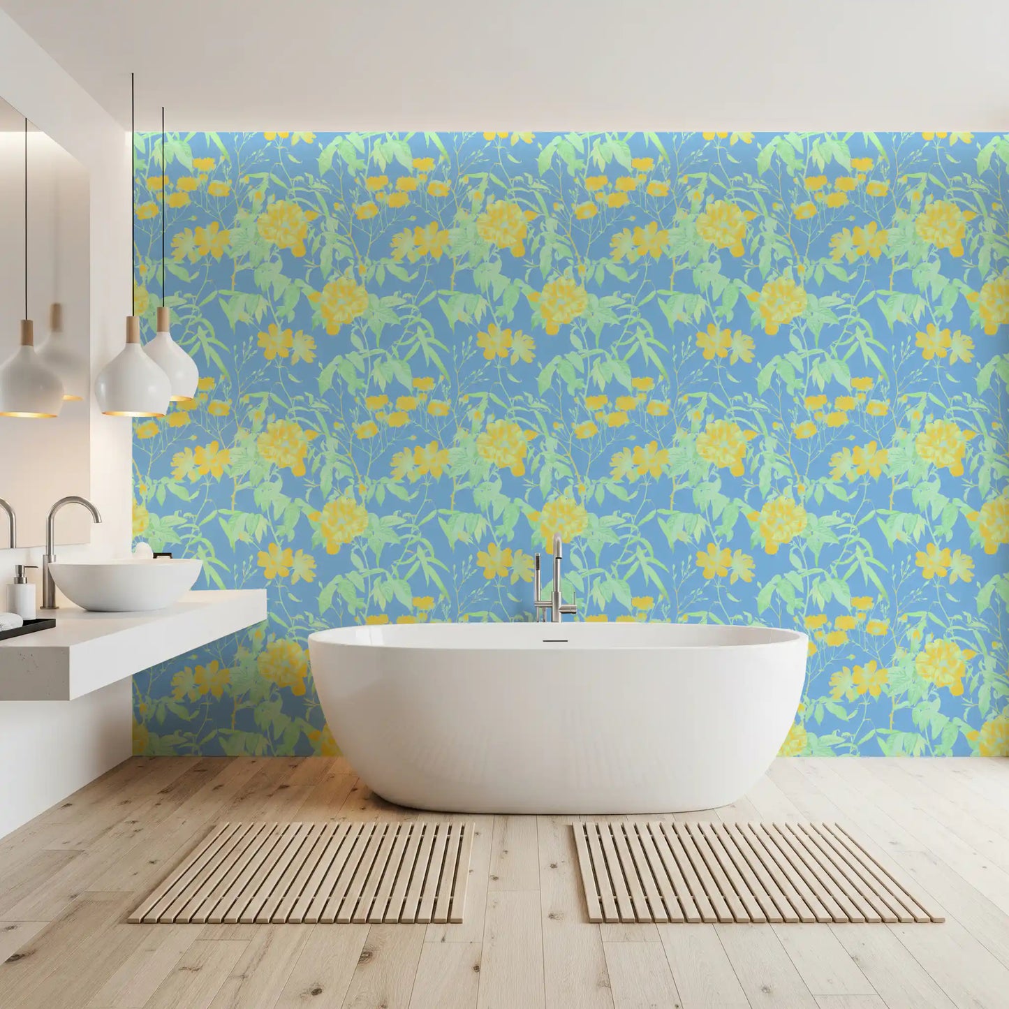 Summer Botanical Garden Wallpaper⁠