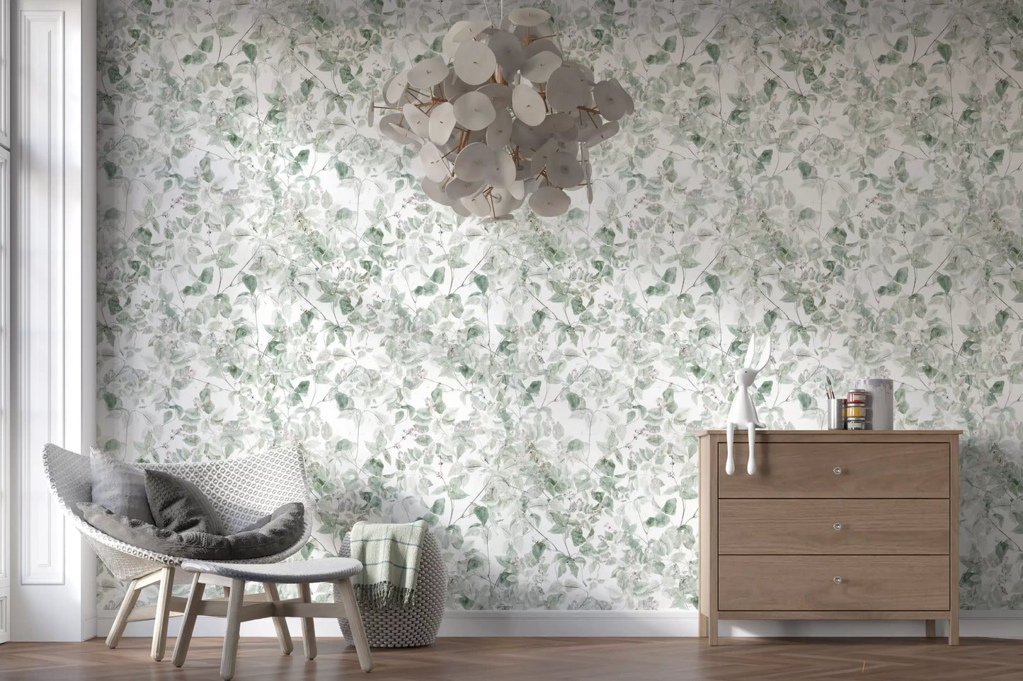 Papel de parede Vinhas da Floresta Etérea
