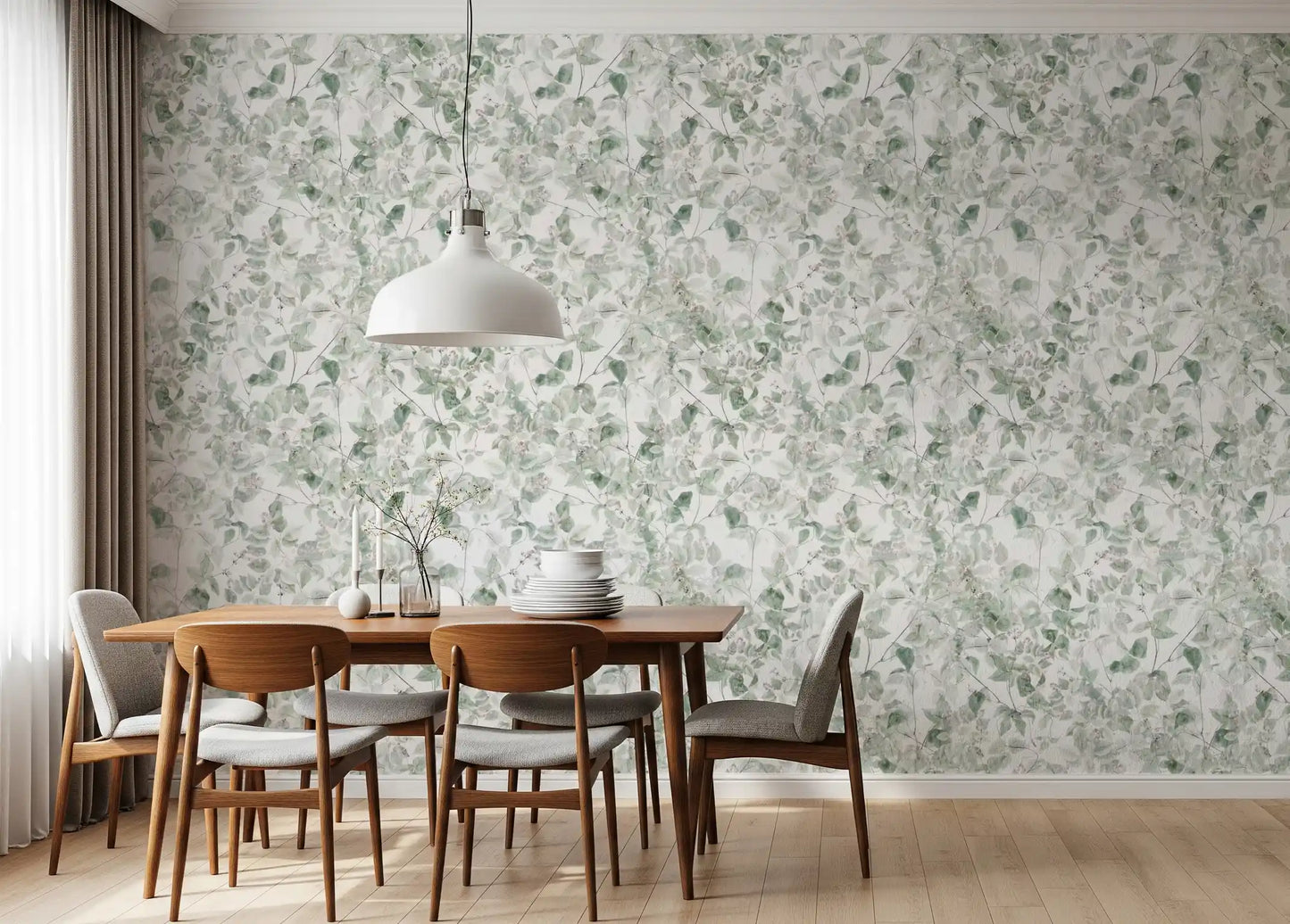 Papel de parede Vinhas da Floresta Etérea