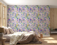 Abstract Painted Peony Bloom Wallpaper⁠