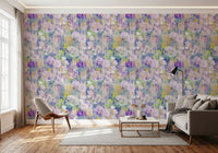 Abstract Painted Peony Bloom Wallpaper⁠