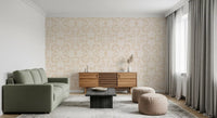 Cream Geometric Arcs Wallpaper⁠