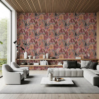 Botanische Tapete „Australian Native Bloom“ mit australischen Blumen