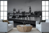 Westminster Riverside Twilight-vægmaleri