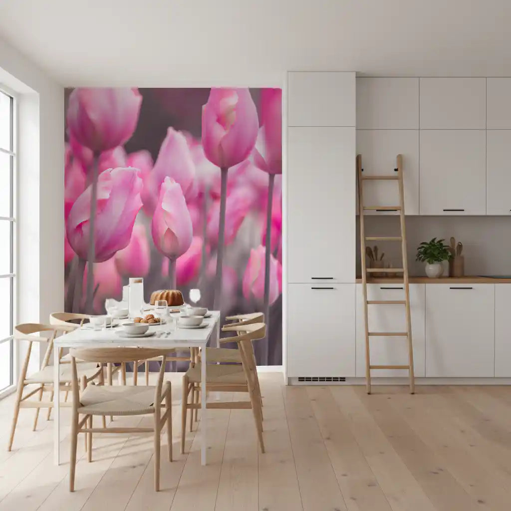 Spring Tulip Macro Study Wall Mural