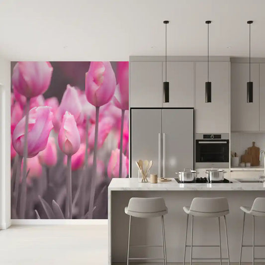 Spring Tulip Macro Study Wall Mural