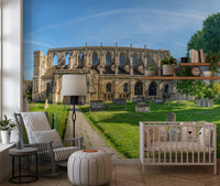Fototapeta ścienna Stone Abbey Garden Vista
