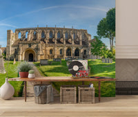 Fototapeta ścienna Stone Abbey Garden Vista