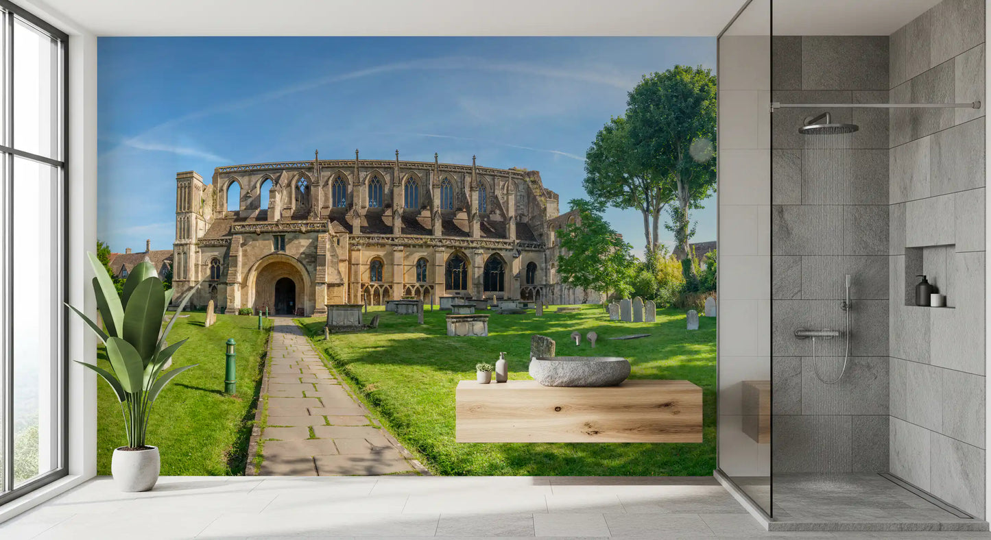 Fototapeta ścienna Stone Abbey Garden Vista