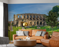 Fototapeta ścienna Stone Abbey Garden Vista