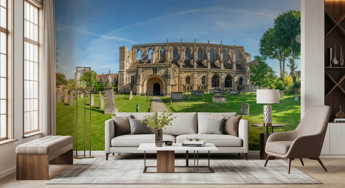 Fototapeta ścienna Stone Abbey Garden Vista