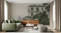 Vintage-Villa am Wasser – Wandbild