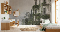 Wandbild „Vintage-Ansicht eines mediterranen Anwesens“