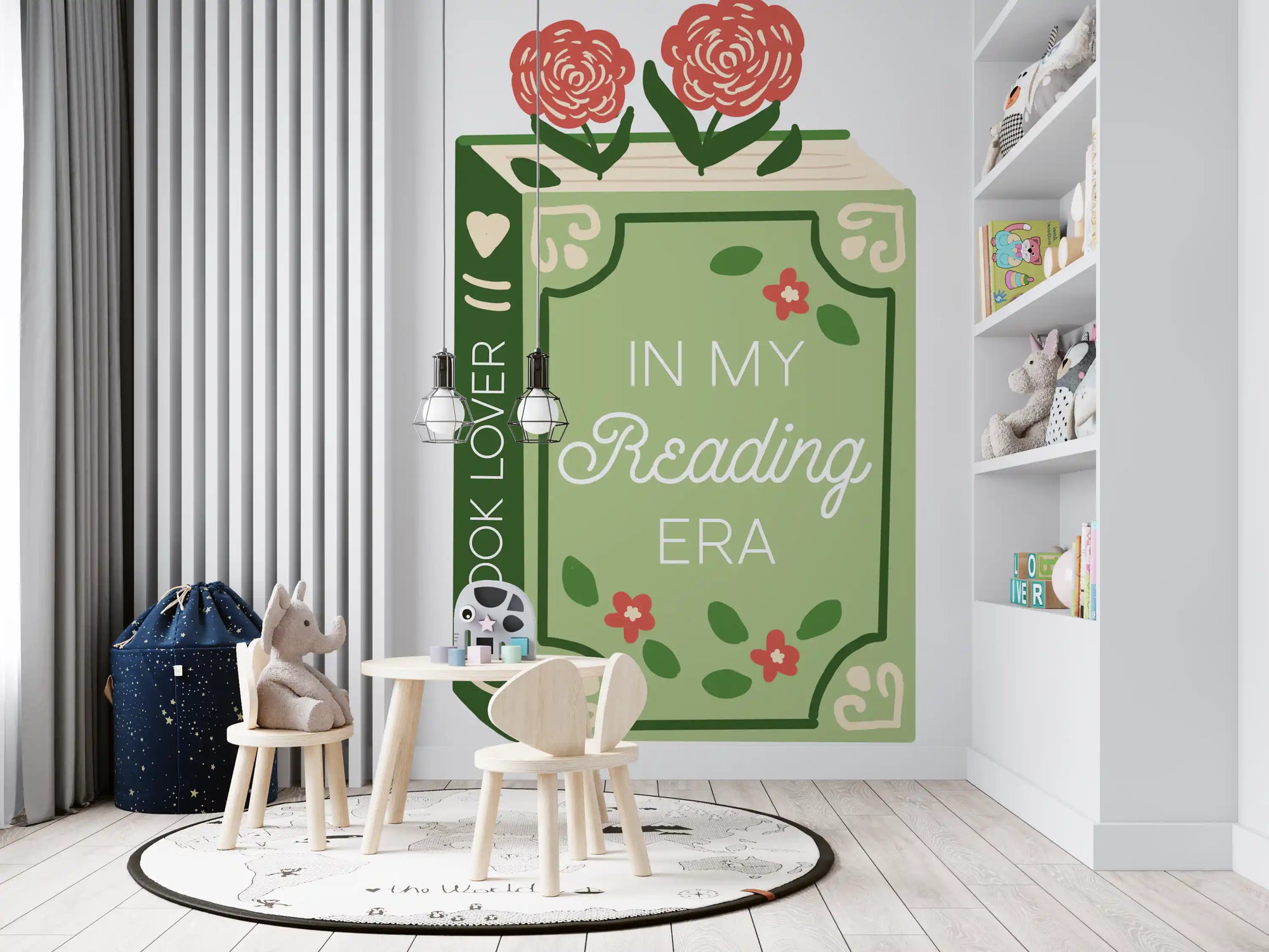 Wandbild „Leseära für Bücherliebhaber“