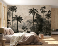 Monochromes Wandbild „Tropische Expedition“