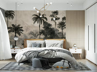 Monochromes Wandbild „Tropische Expedition“