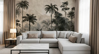 Monochromes Wandbild „Tropische Expedition“