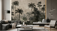 Monochromes Wandbild „Tropische Expedition“