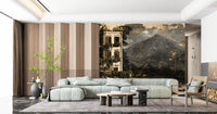 Sepiaton-Lakeside-Villa-Heritage-Wandbild