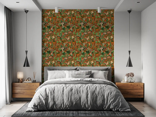 Tapete „Vintage-Botanik“ aus der Wald-Kollektion⁠