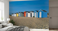 Wandgemälde „Sommerliche Rückzugsorte am Meer“