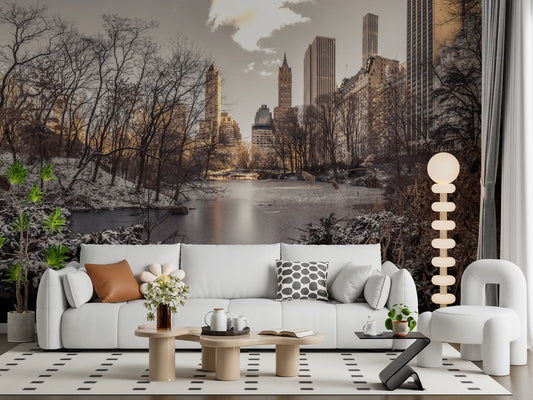 Frozen Urban Sanctuary Wall Mural