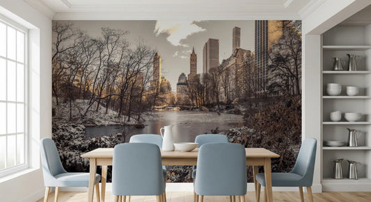 Frozen Urban Sanctuary Wall Mural