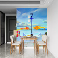 Architektonisches Wandbild „Riverside Bridge“