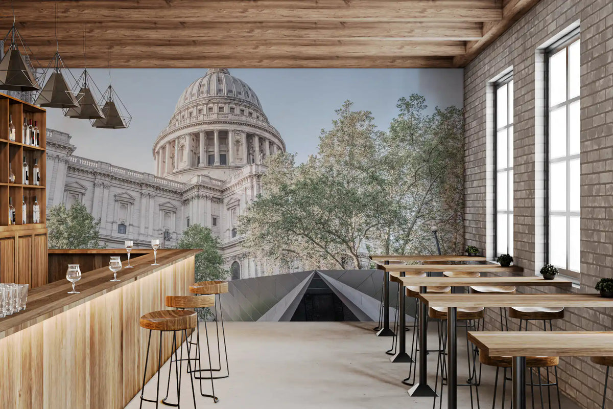 Wandbild mit Londons Skyline und architektonischen Wahrzeichen