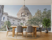 Wandbild mit Londons Skyline und architektonischen Wahrzeichen