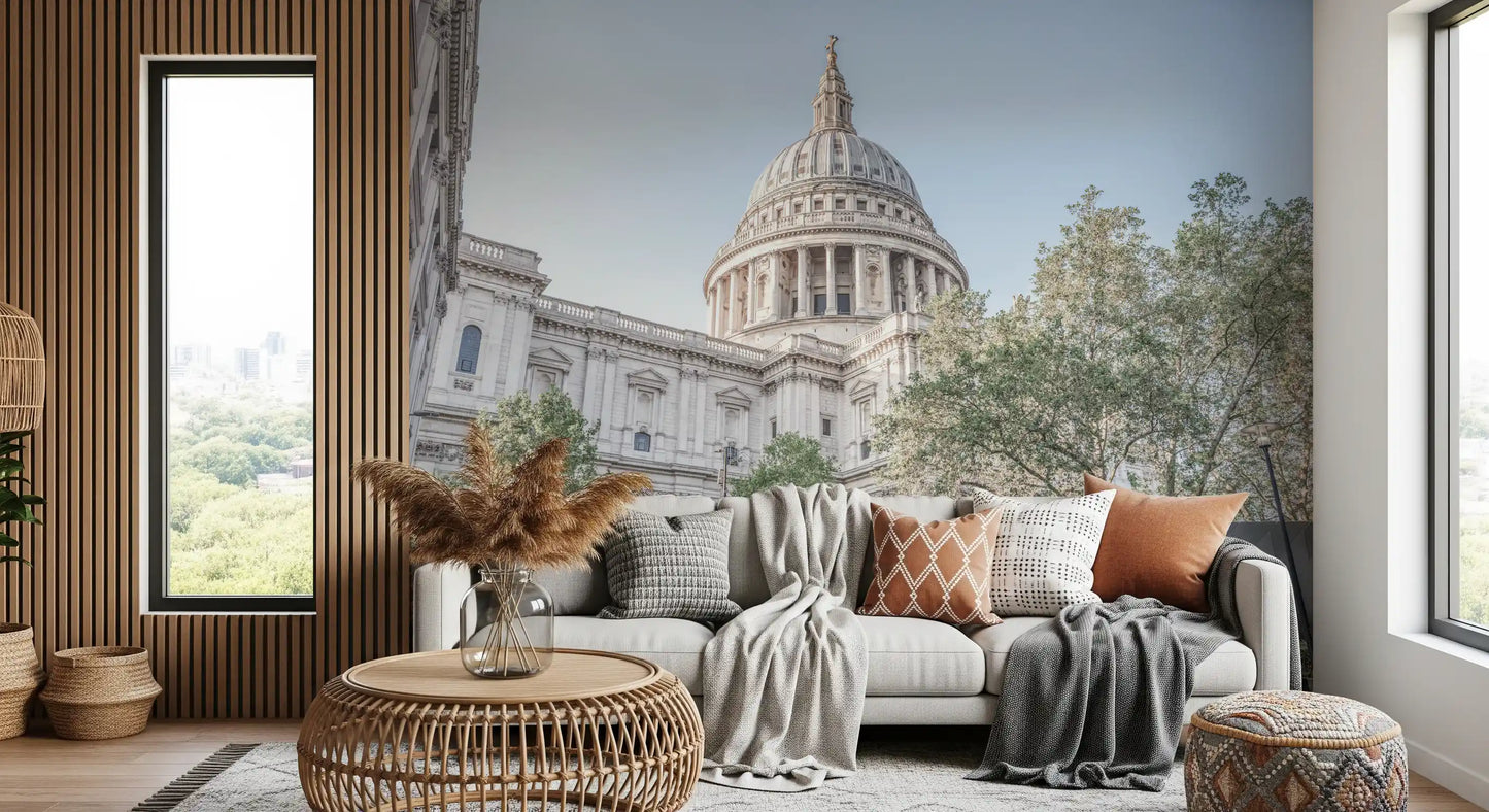 Wandbild mit Londons Skyline und architektonischen Wahrzeichen