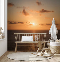 Väggmålning med havsutsikt i Amber Horizon
