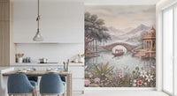 Papier peint panoramique mural Le jardin du palais céleste