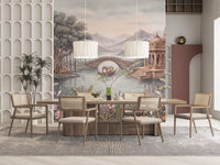 Papier peint panoramique mural Le jardin du palais céleste