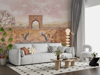 Stepwell Garden Wall Mural