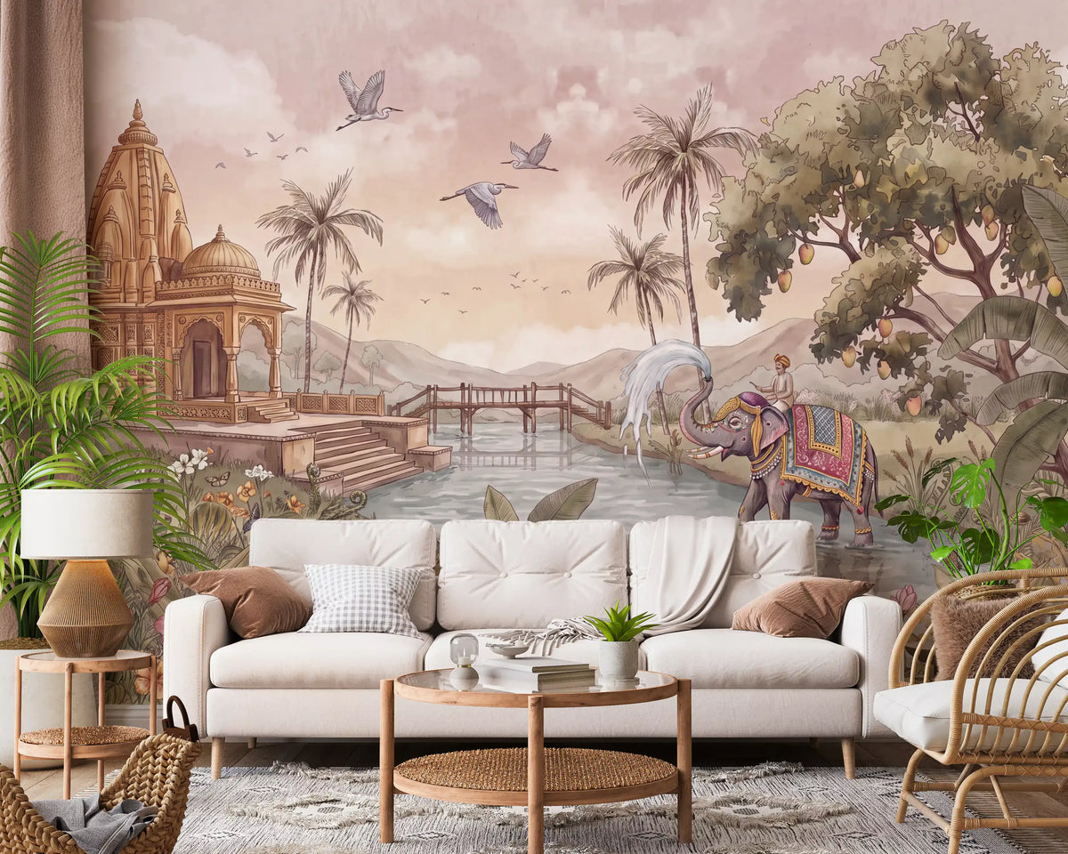 Gaja Ghat Wall Mural