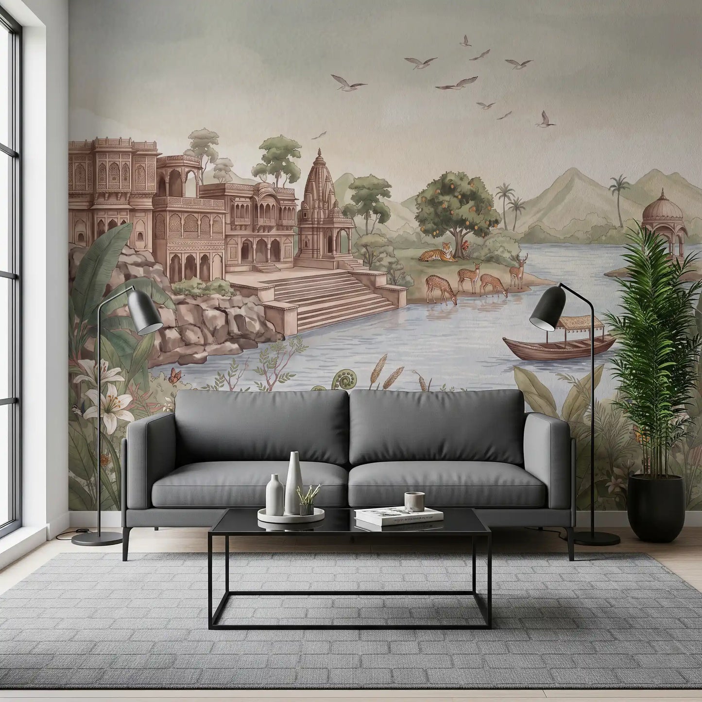 Mural de pared Haveli Ghat