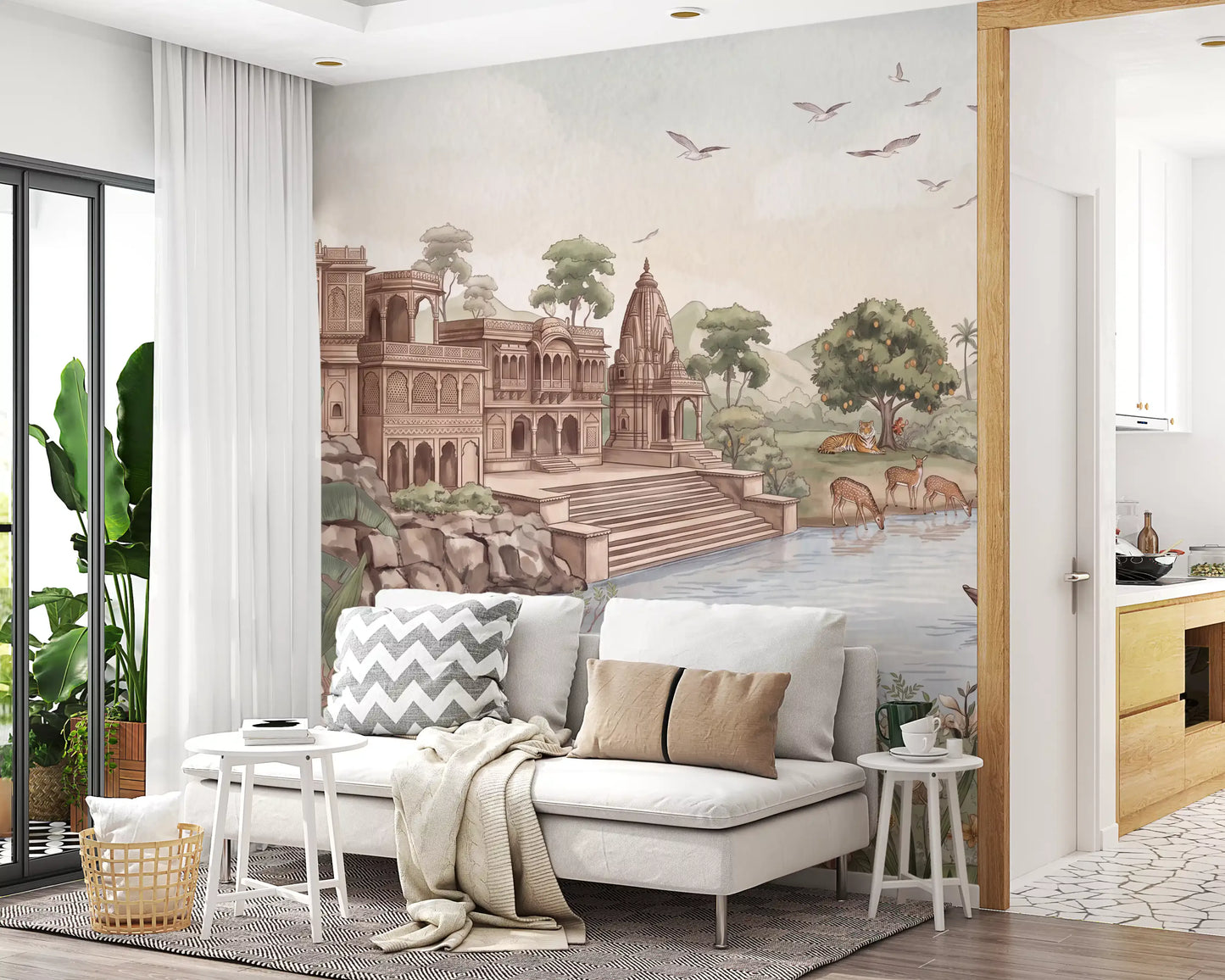 Mural de pared Haveli Ghat