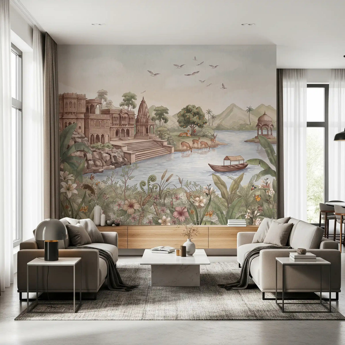 Mural de pared Haveli Ghat