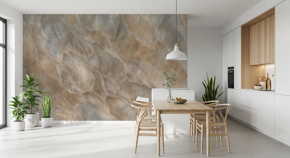 Murale da parete con texture di pietra naturale lucidata