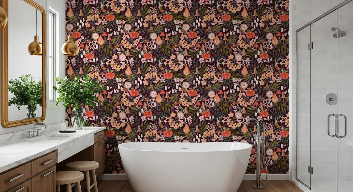 Papier peint à motif botanique Récolte d’automne⁠