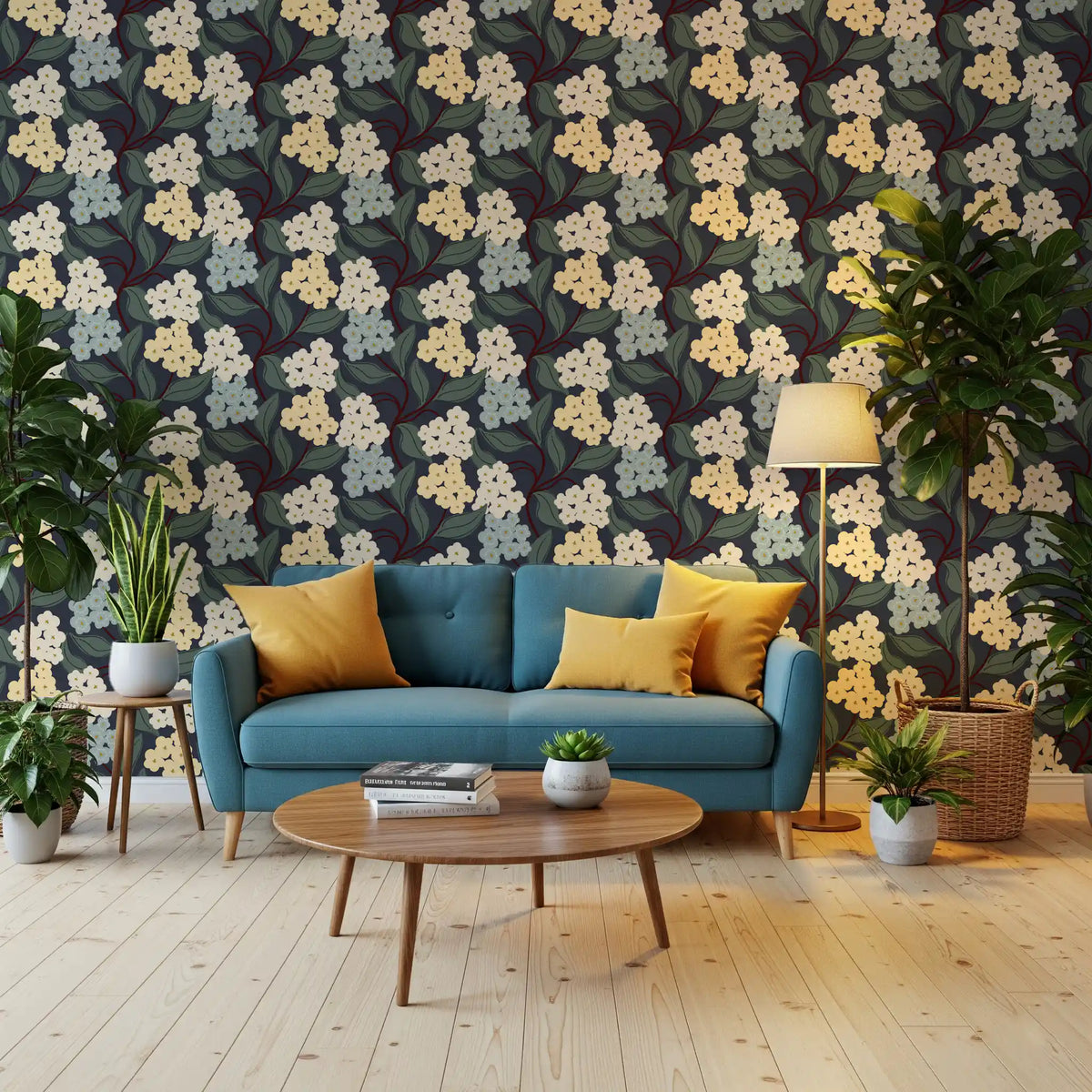 Tapet med botaniske klynger fra Midnight Meadow