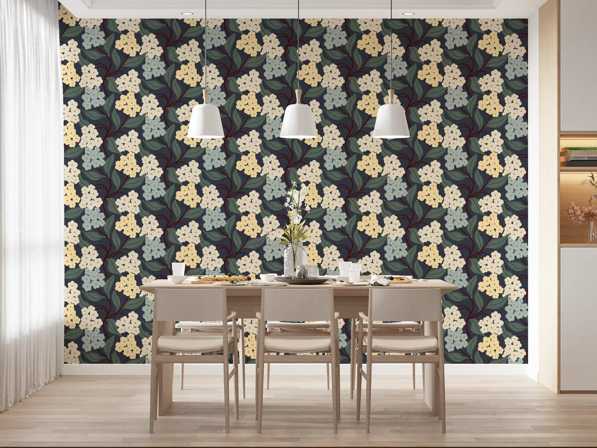Tapet med botaniske klynger fra Midnight Meadow
