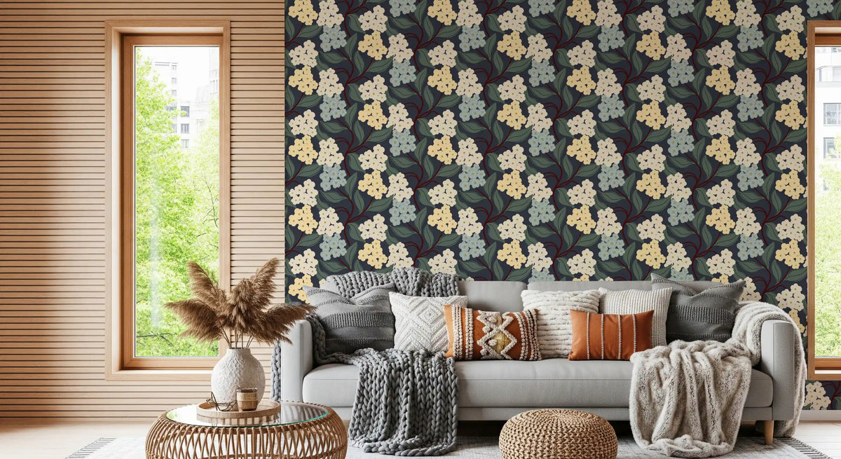 Tapet med botaniske klynger fra Midnight Meadow