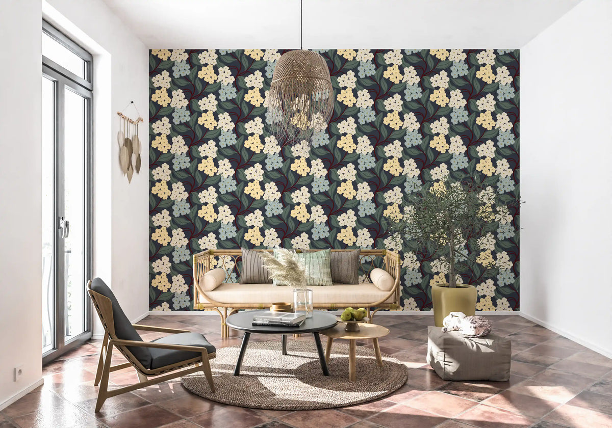 Tapet med botaniske klynger fra Midnight Meadow