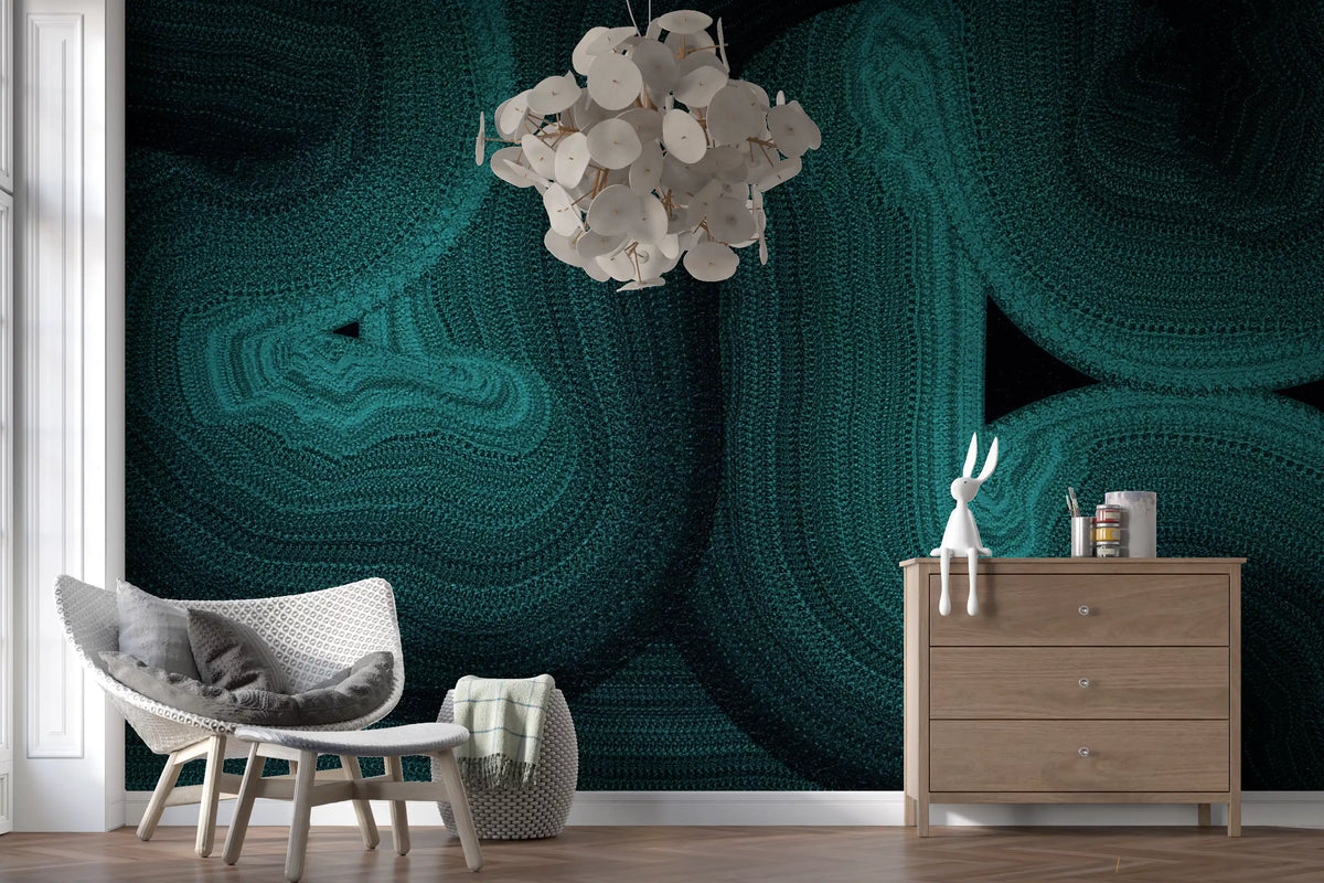 Wandbild „Deep Ocean Swirls“