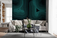 Wandbild „Deep Ocean Swirls“