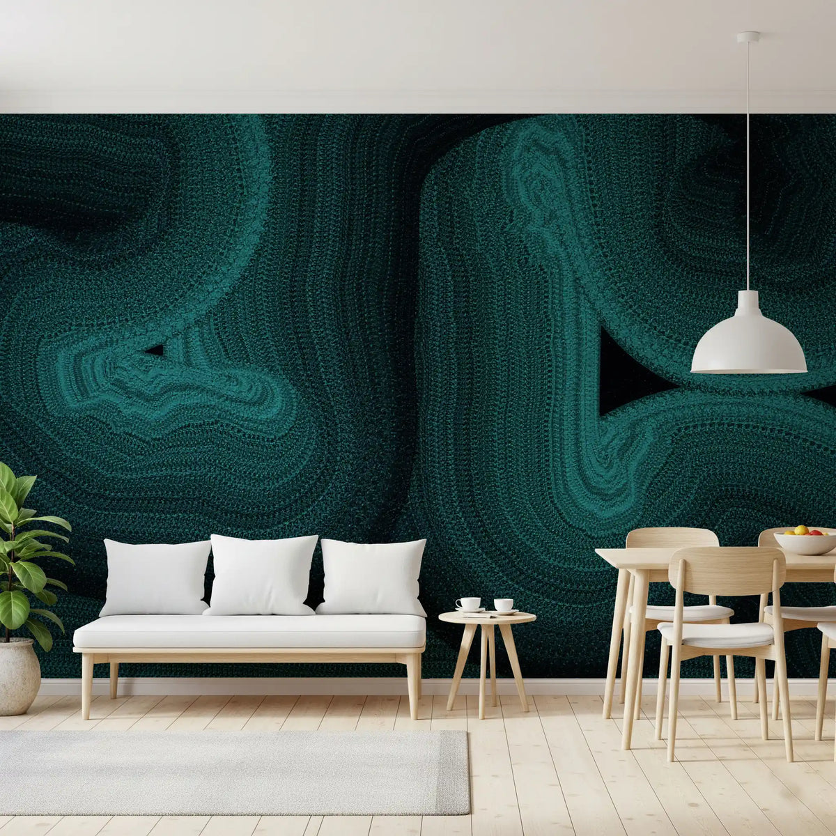 Wandbild „Deep Ocean Swirls“