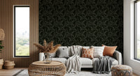 Papier peint silhouette de branche de saule minimaliste⁠