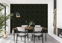 Papier peint silhouette de branche de saule minimaliste⁠